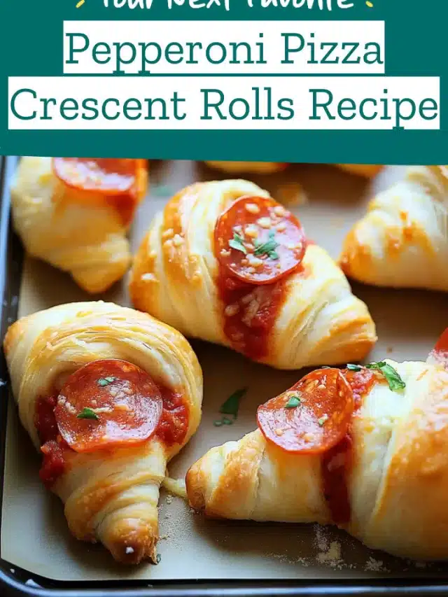 Pepperoni Pizza Crescent Rolls Recipe