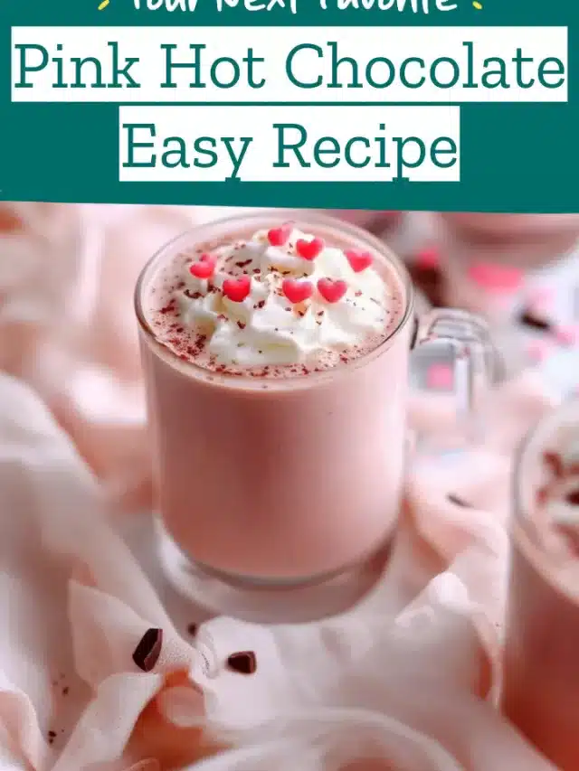 Pink Hot Chocolate Easy Recipe