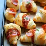 Pizza Crescent Rolls with Pepperoni
