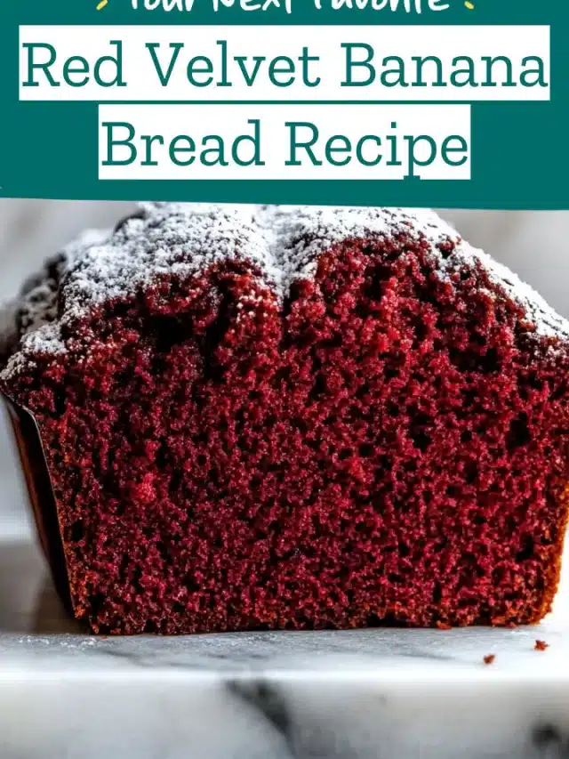 Red Velvet Banana Bread Recipe