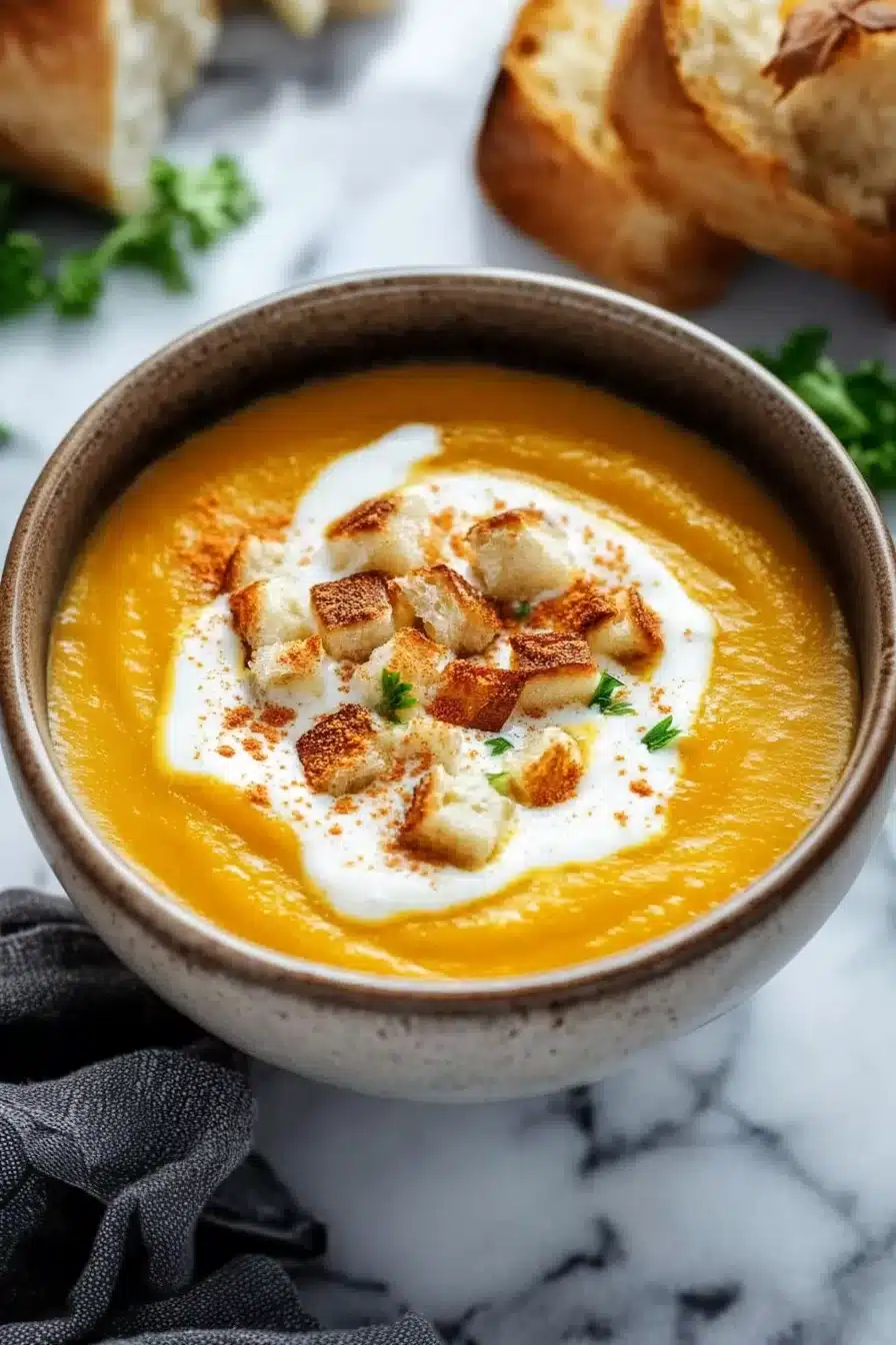 Roasted Acorn Squash Soup