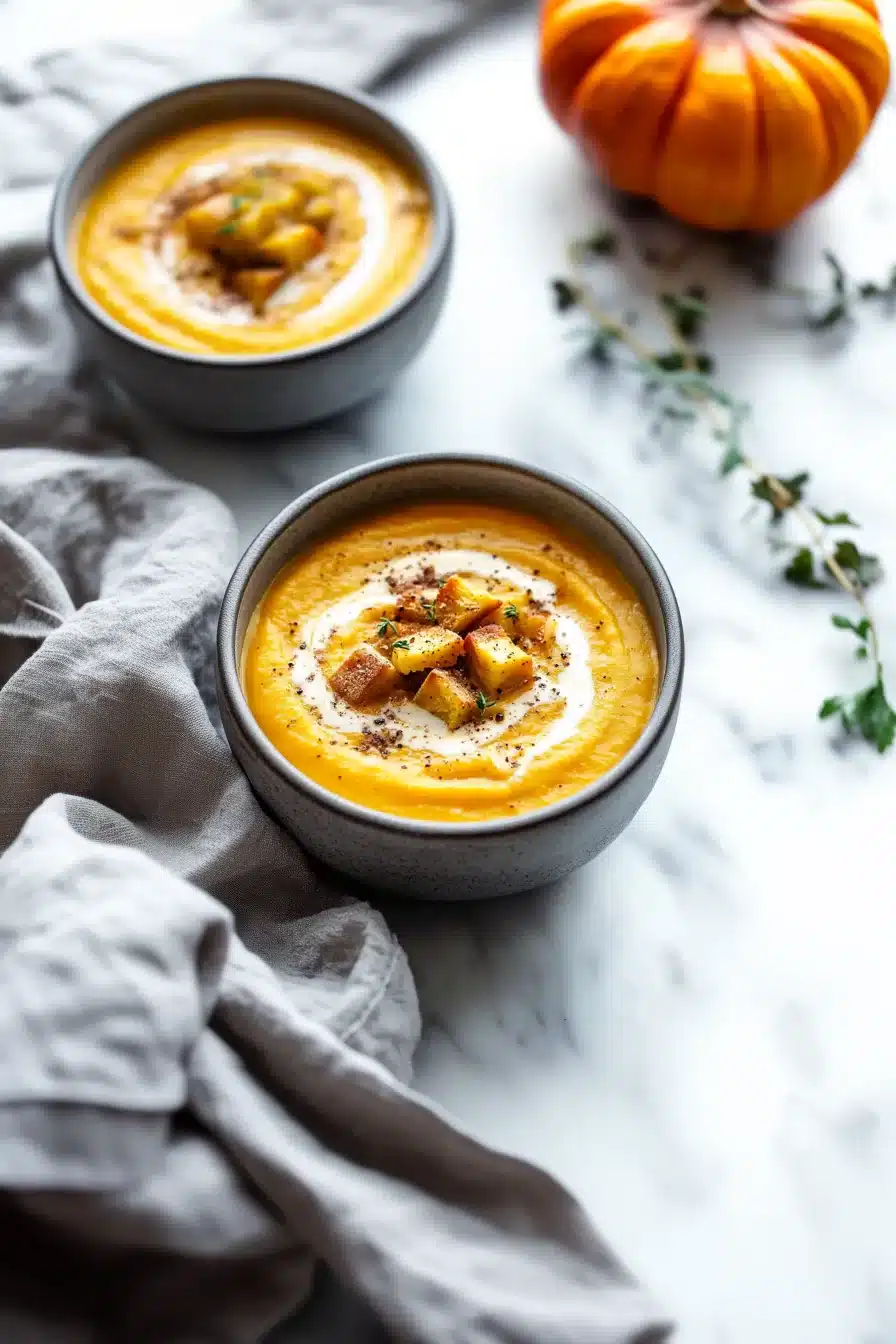 Roasted Acorn Squash Soup