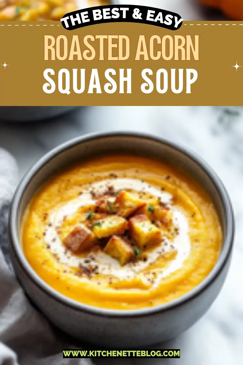 Roasted Acorn Squash Soup