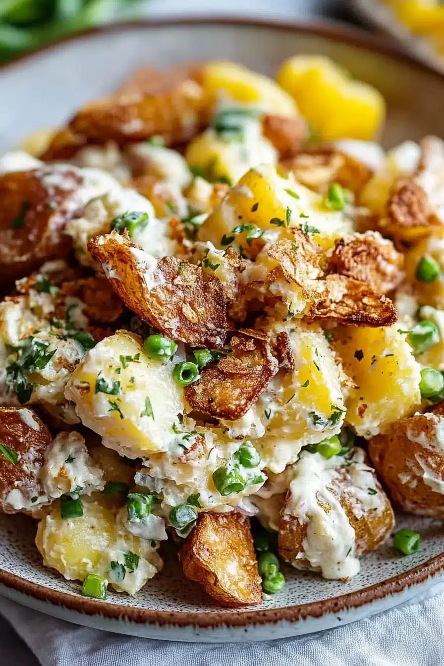 Roasted Smashed Potato Salad