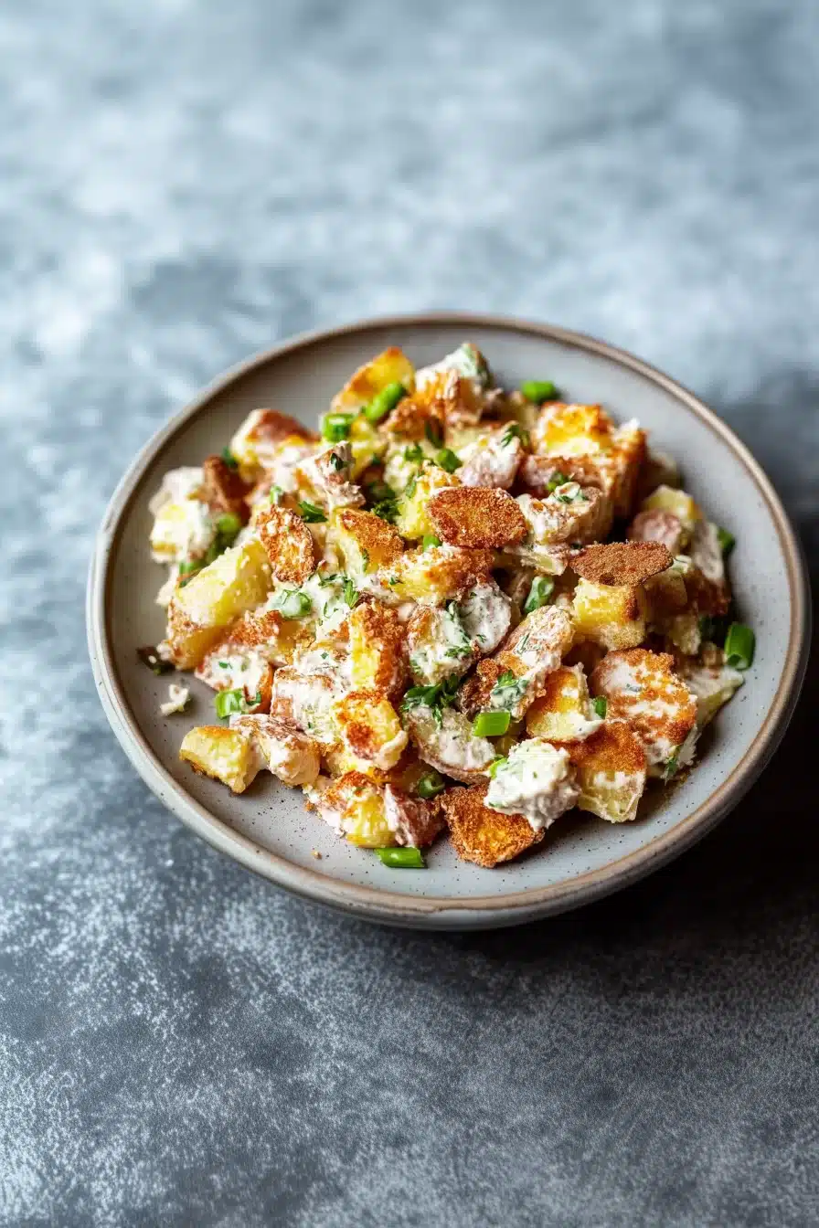 Roasted Smashed Potato Salad