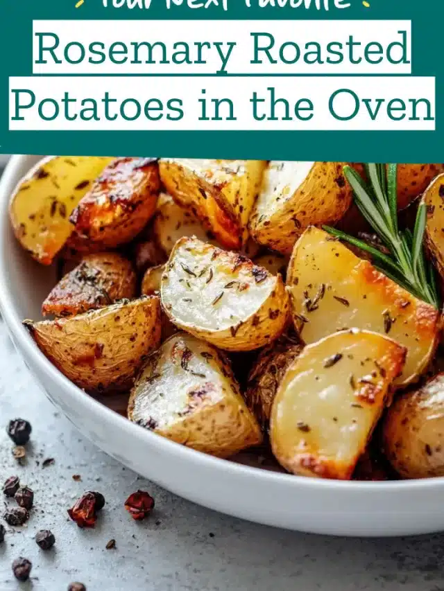 Rosemary Roasted Potatoes in the Oven