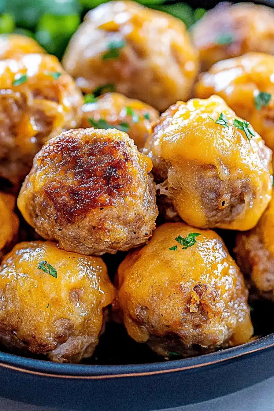Sausage Pancake Balls