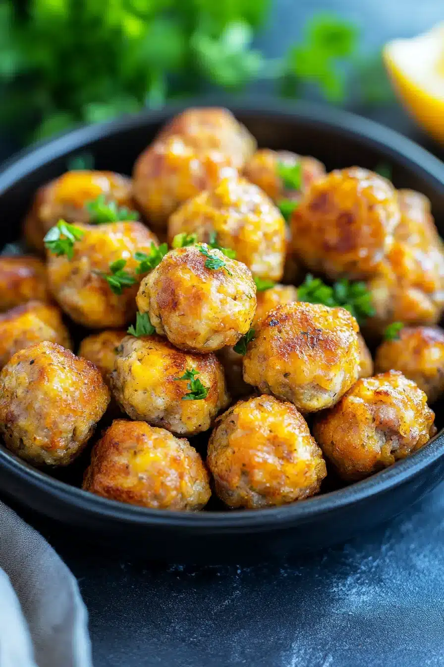 Sausage Pancake Balls