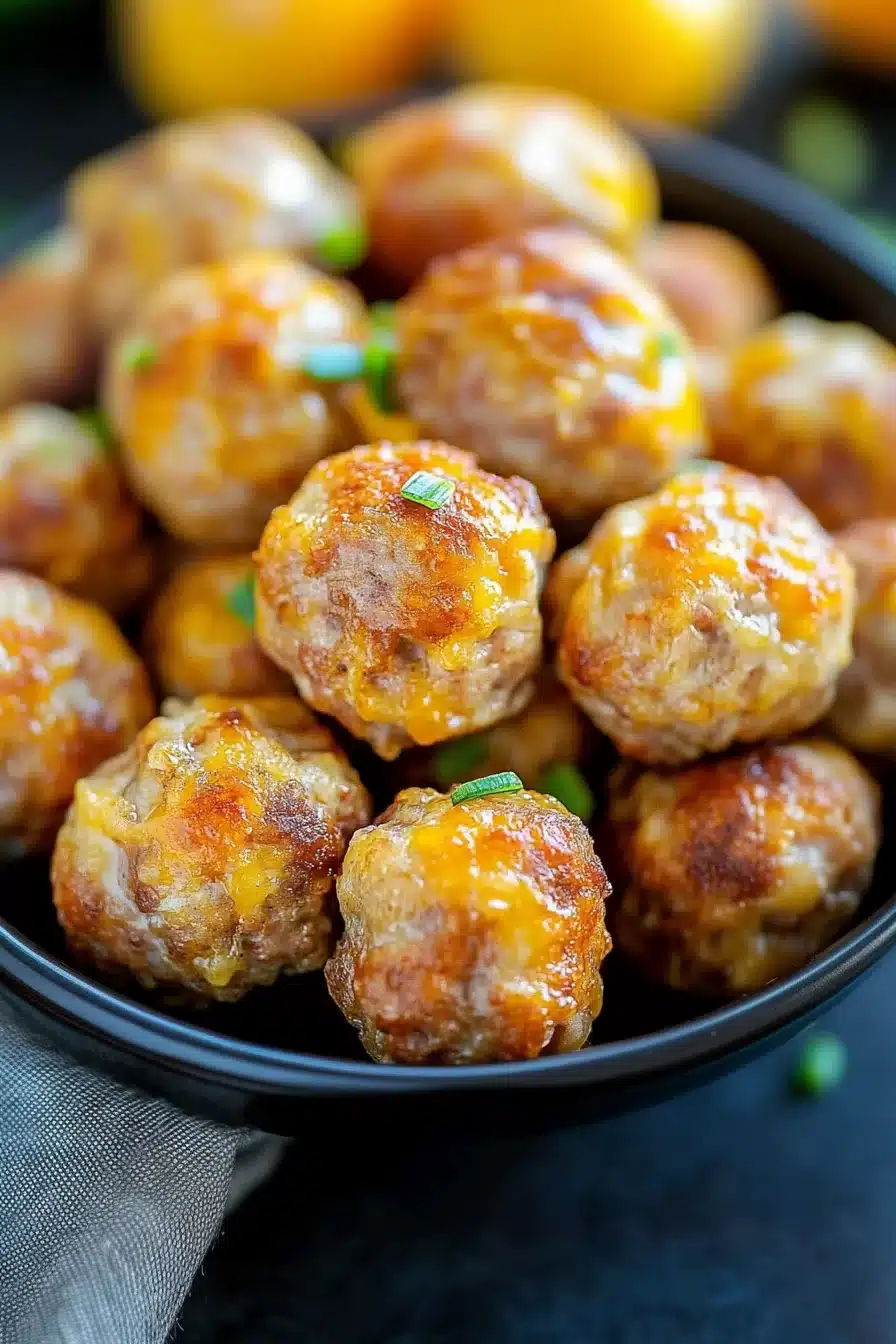 Sausage Pancake Balls