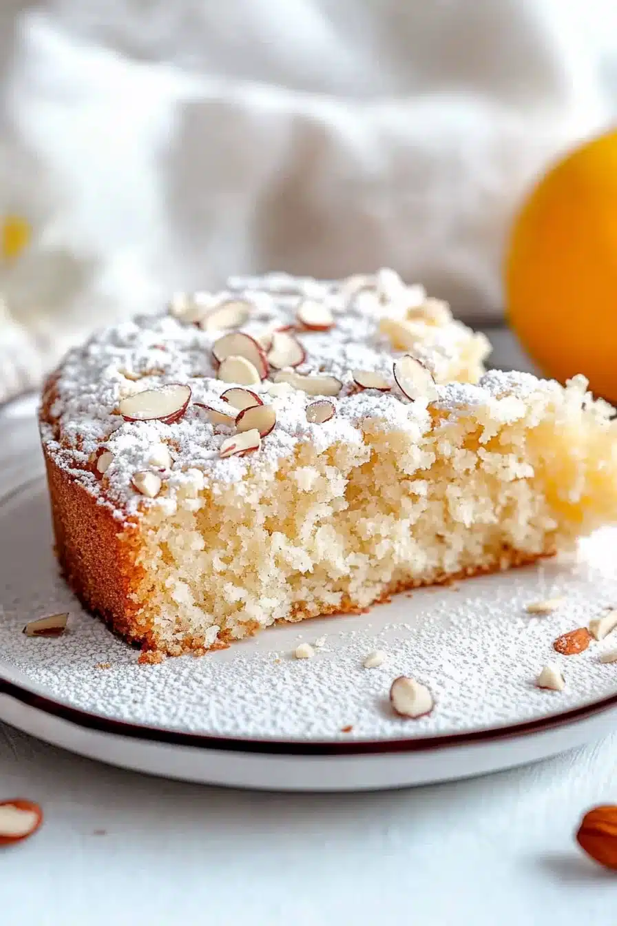 Simple Almond Cake Recipe