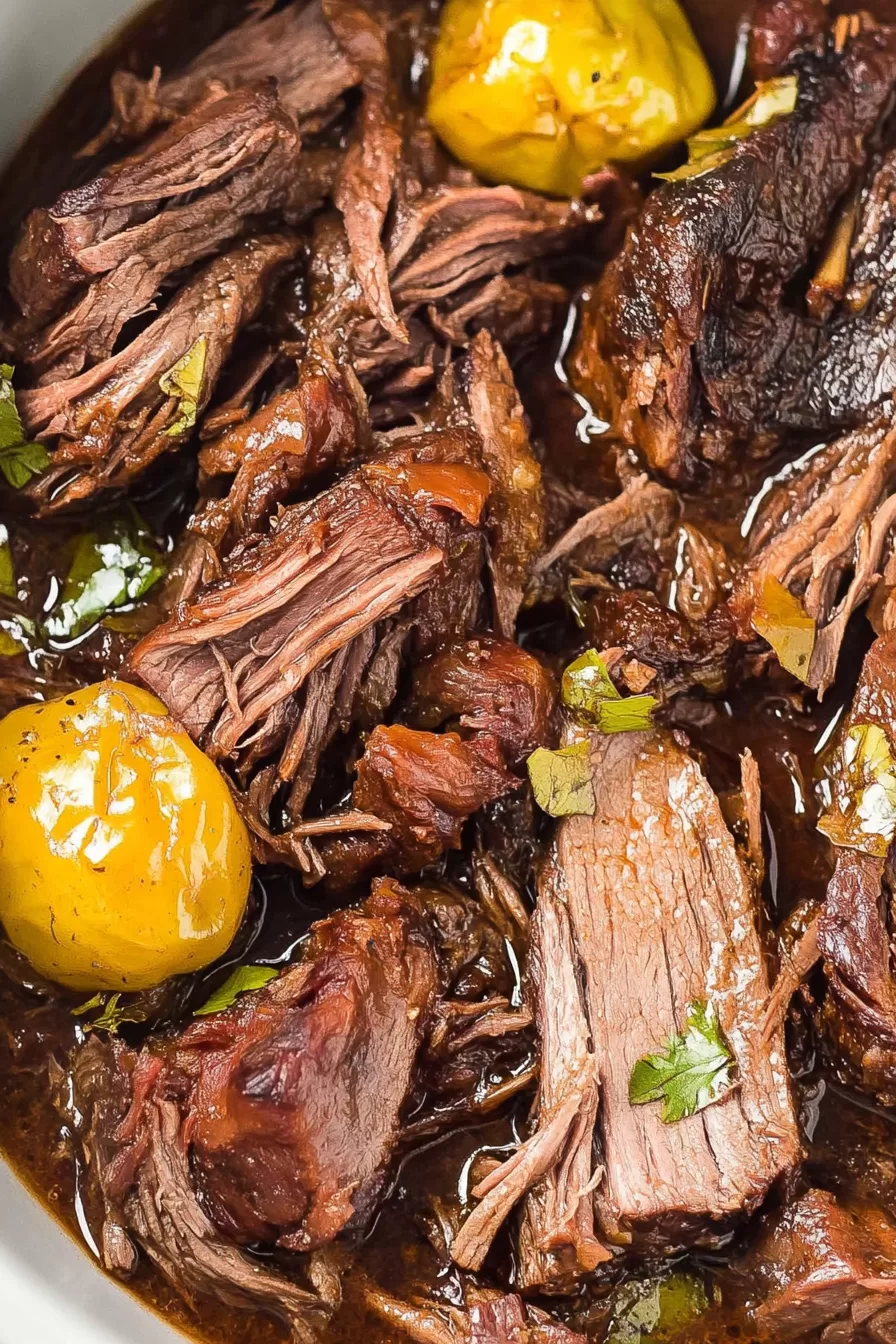 Slow Cooker Mississippi Pot Roast