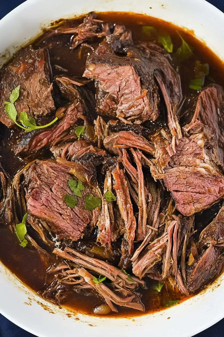 Slow Cooker Mississippi Pot Roast