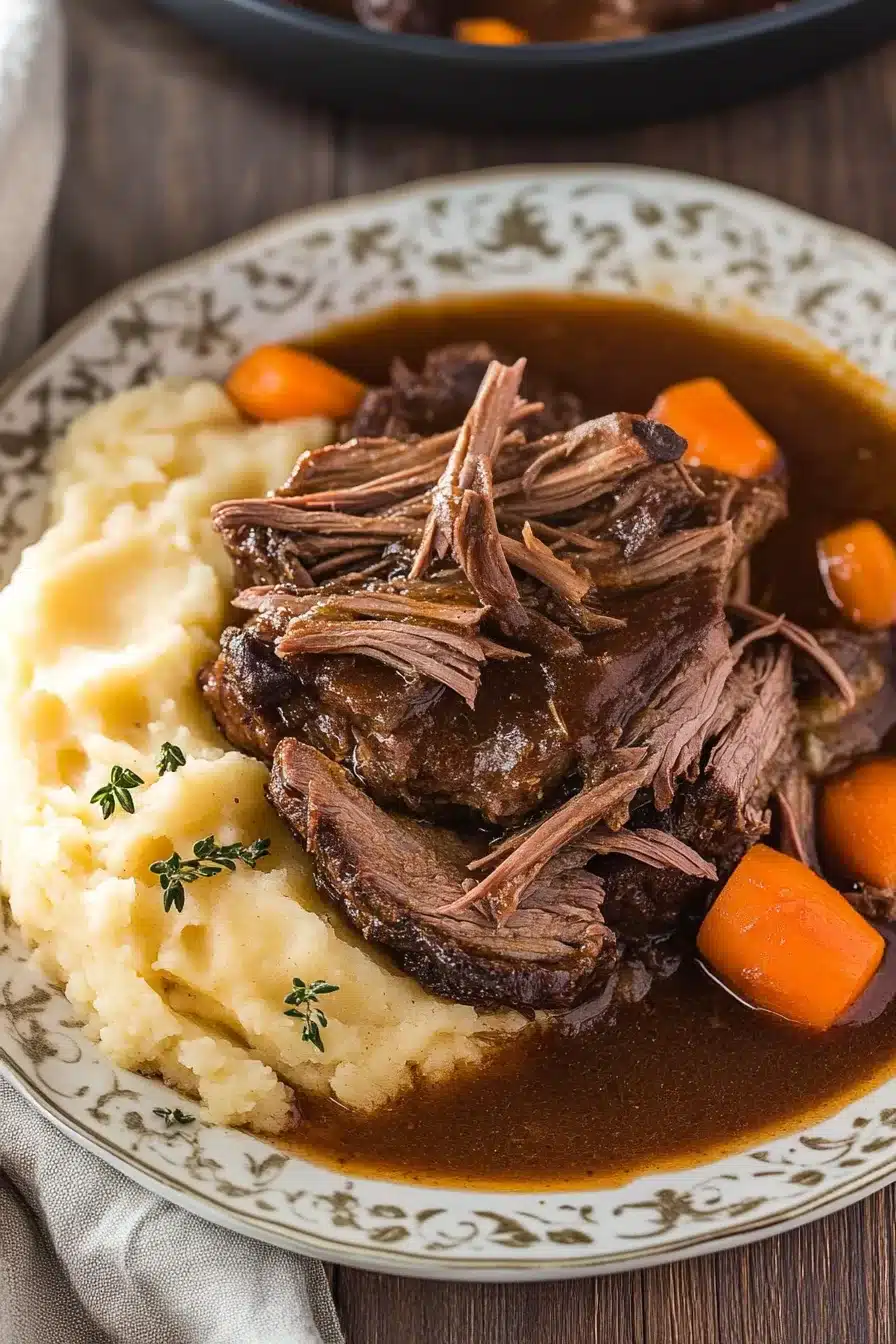Slow Cooker Mississippi Pot Roast