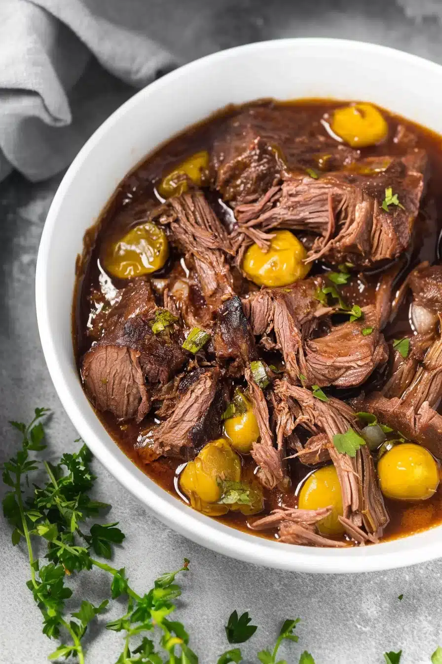 Slow Cooker Mississippi Pot Roast