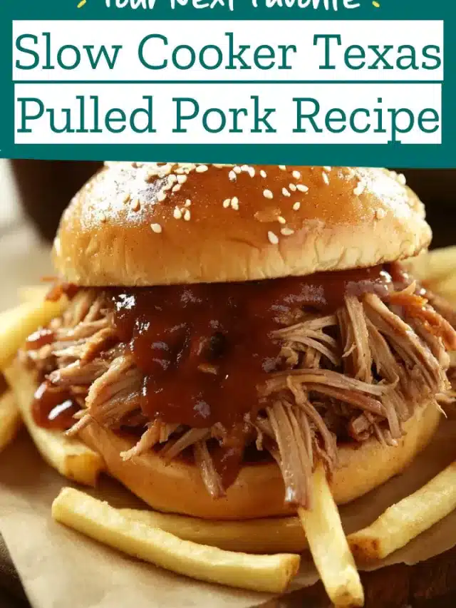 Slow Cooker Texas Pulled Pork Recipe