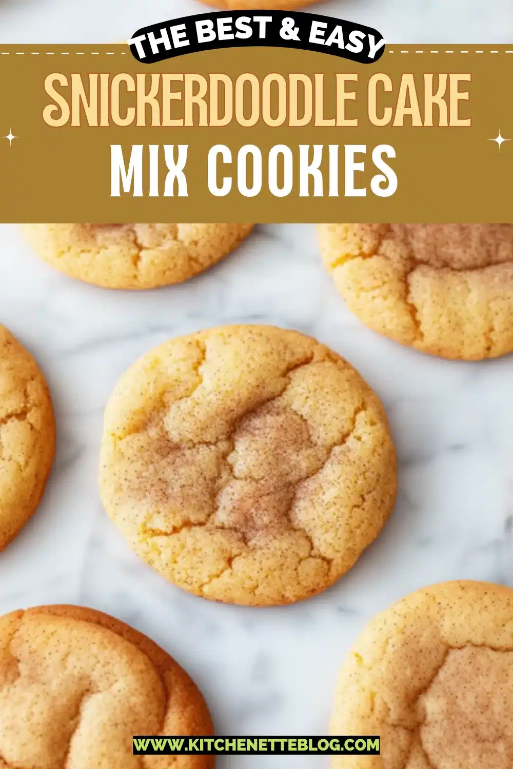 Snickerdoodle Cake Mix Cookies