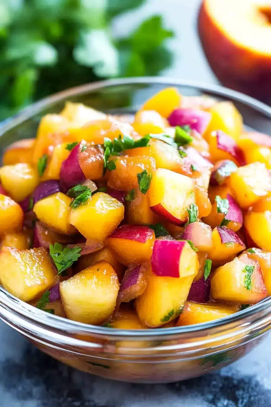 Spicy Peach Salsa