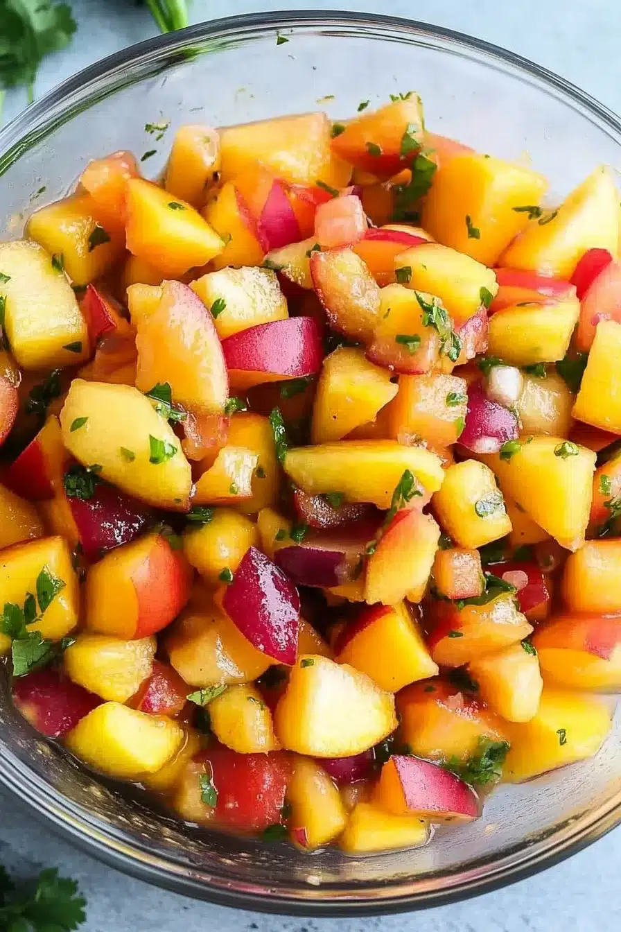 Spicy Peach Salsa