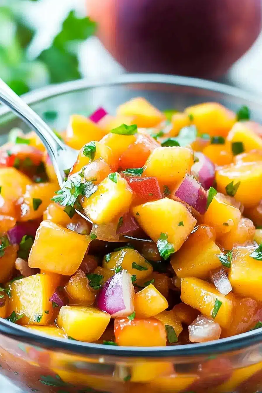 Spicy Peach Salsa
