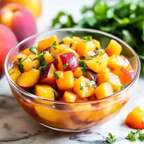 Spicy Peach Salsa