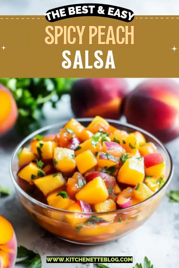 Spicy Peach Salsa