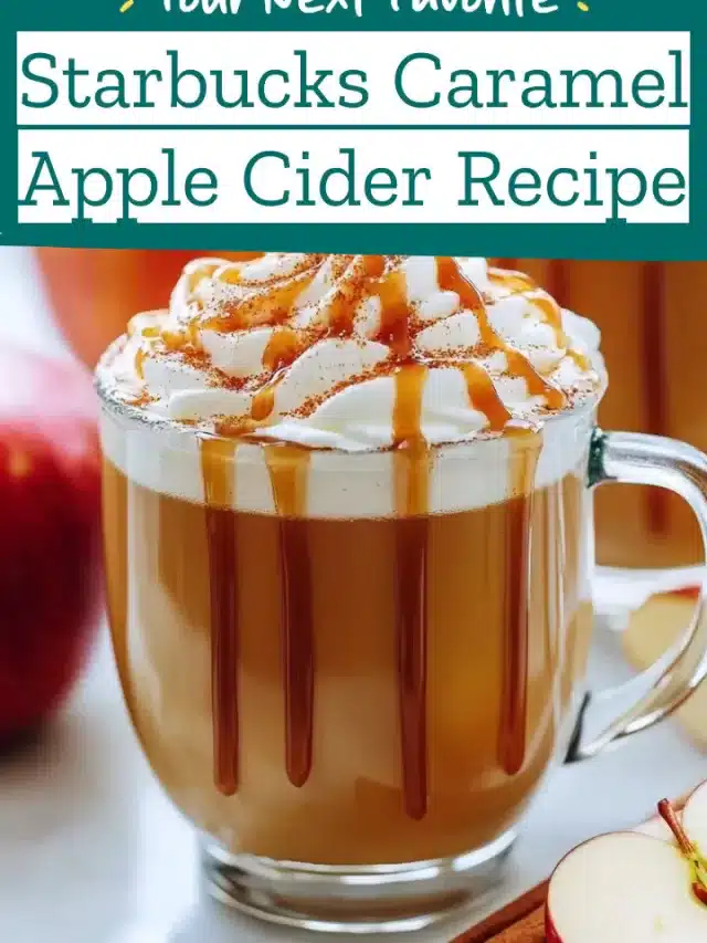 Starbucks Caramel Apple Cider Recipe