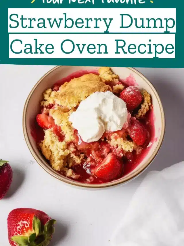 Strawberry Dump Cake Oven Recipe