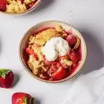 Strawberry Pie Filling Dump Cake