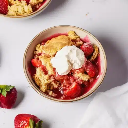 Strawberry Pie Filling Dump Cake