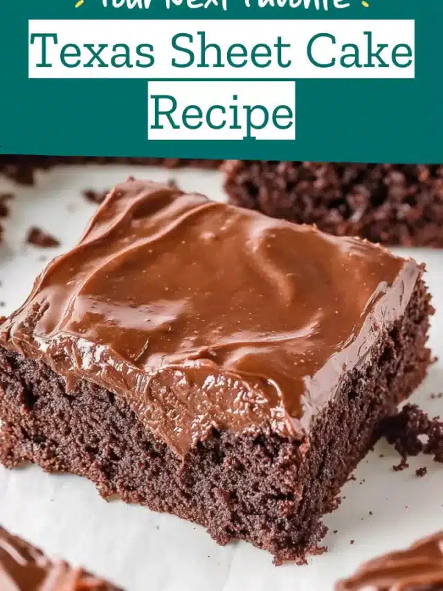 Texas Sheet Cake Recipe
