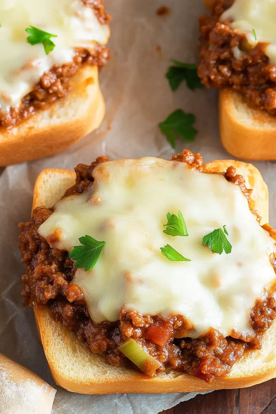 Texas Toast Sloppy Joe Melts