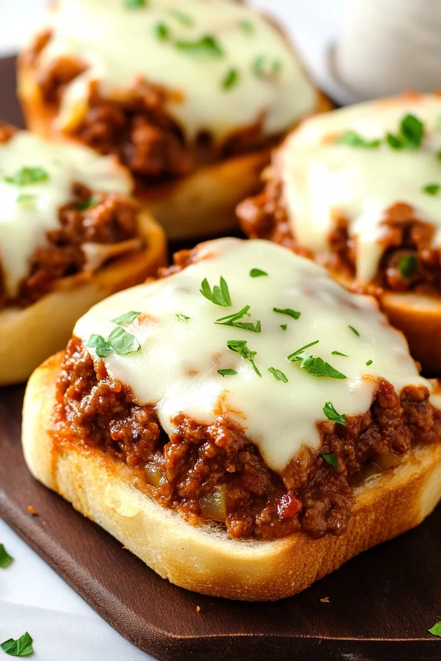 Texas Toast Sloppy Joe Melts