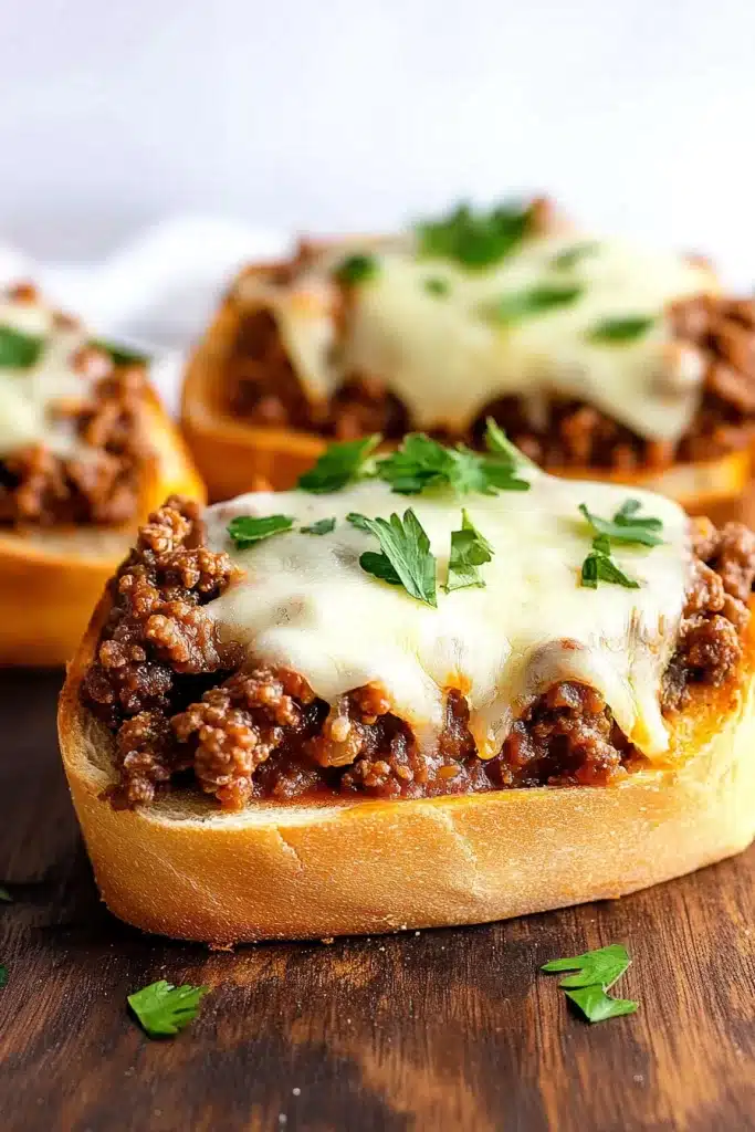 Texas Toast Sloppy Joe Melts
