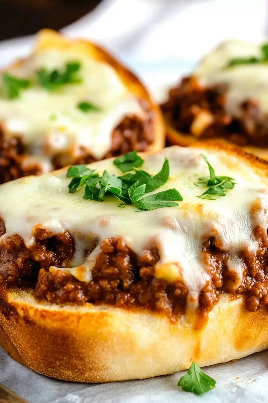 Texas Toast Sloppy Joe Melts