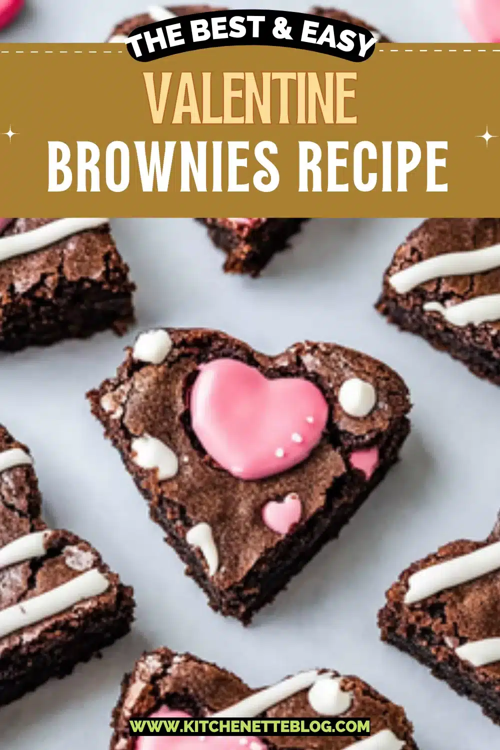 Valentine Brownies Recipe