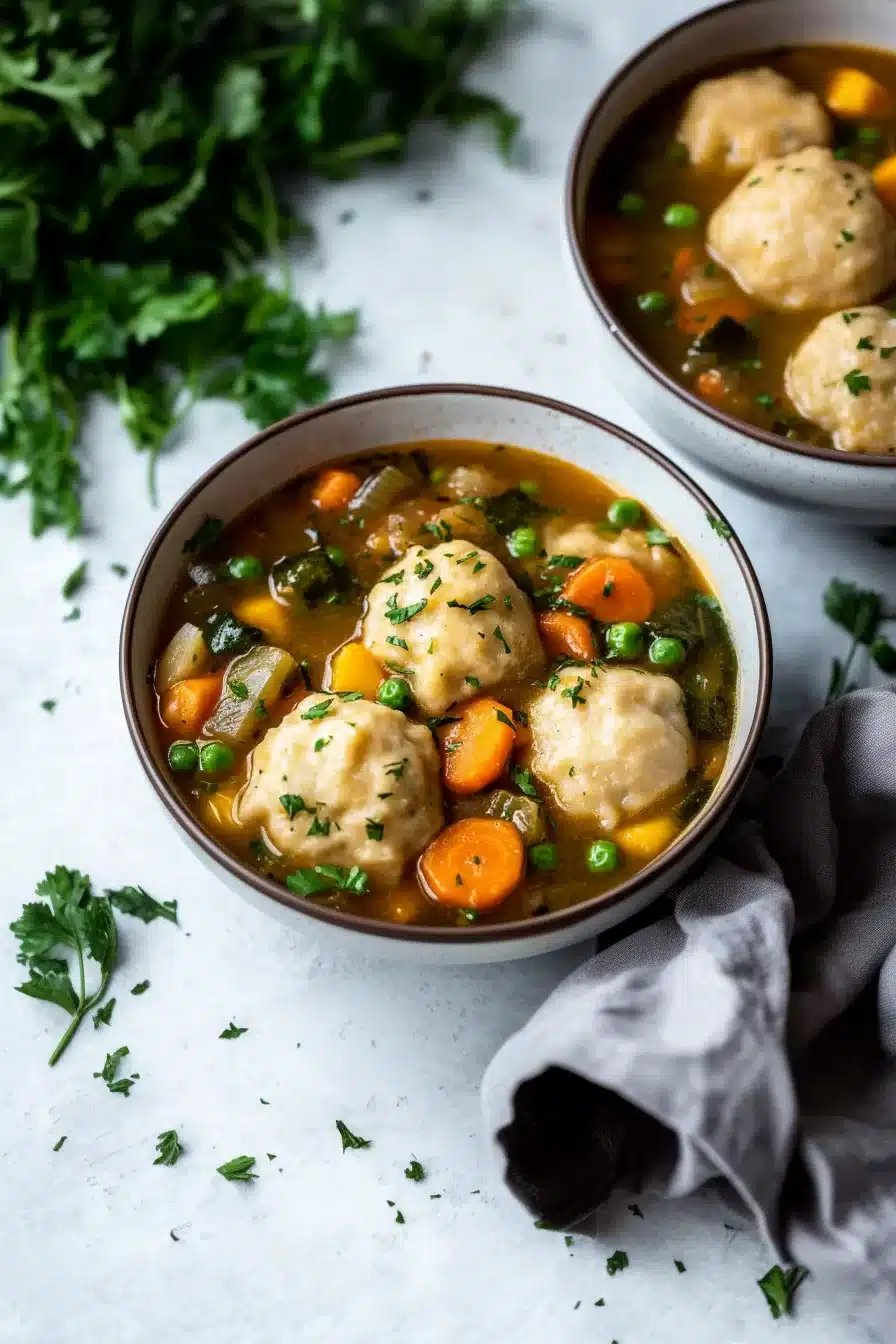Vegetable Dumpling Stew