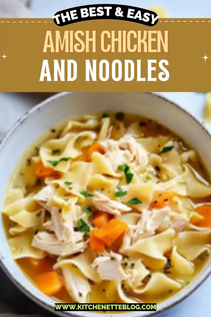 Amish Chicken and Noodles