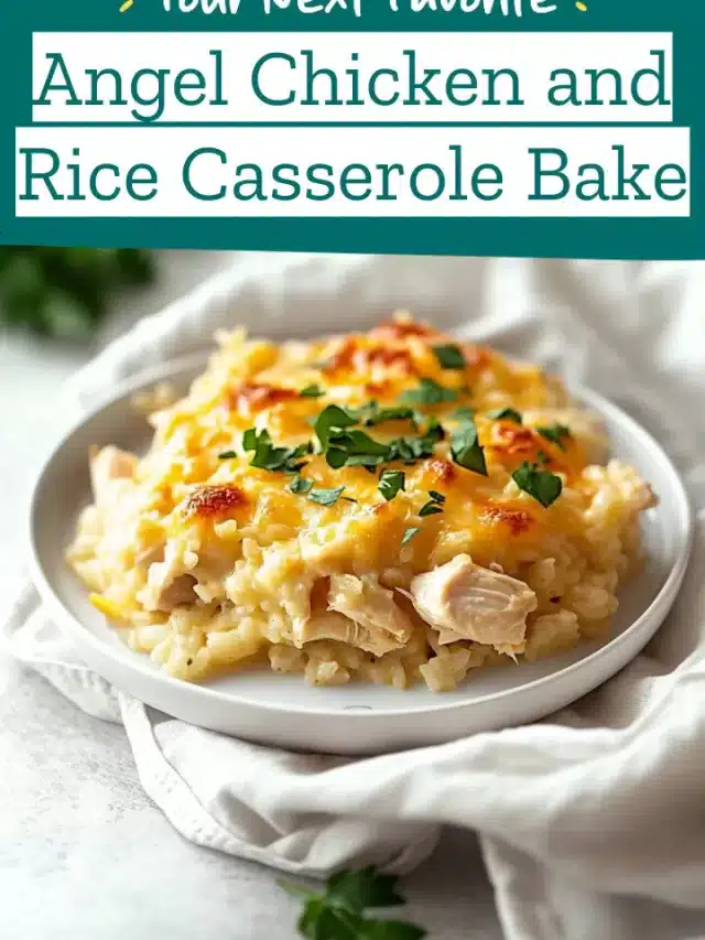 Angel Chicken and Rice Casserole Bake