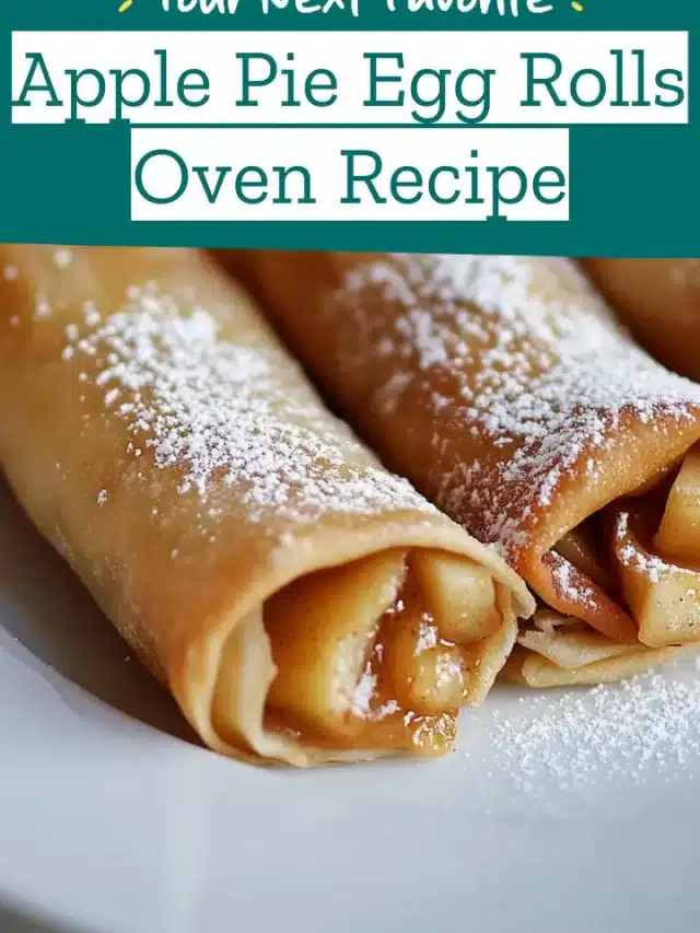 Apple Pie Egg Rolls Oven Recipe