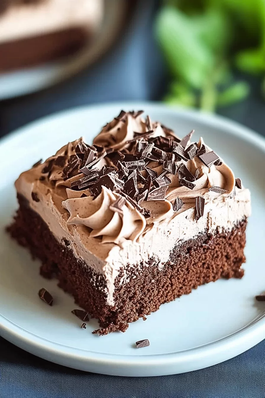 Baileys Chocolate Poke Cake