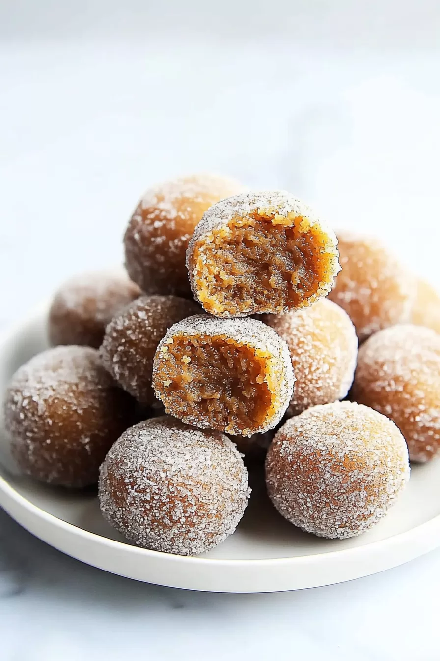 Baked Pumpkin Spice Donut Holes