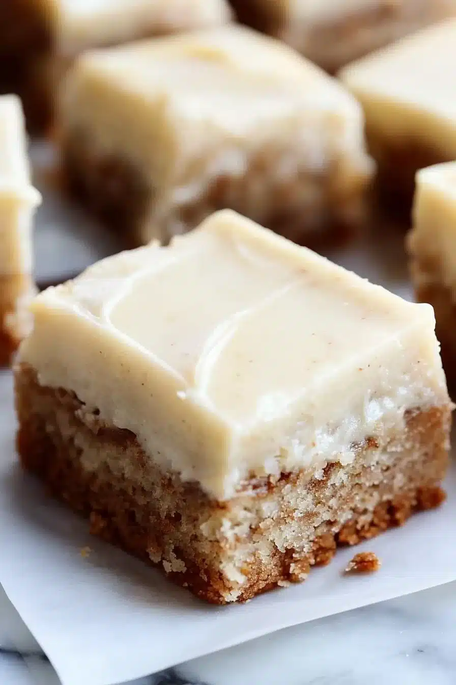 Banana Bread Bars with Brown Butter Frosting