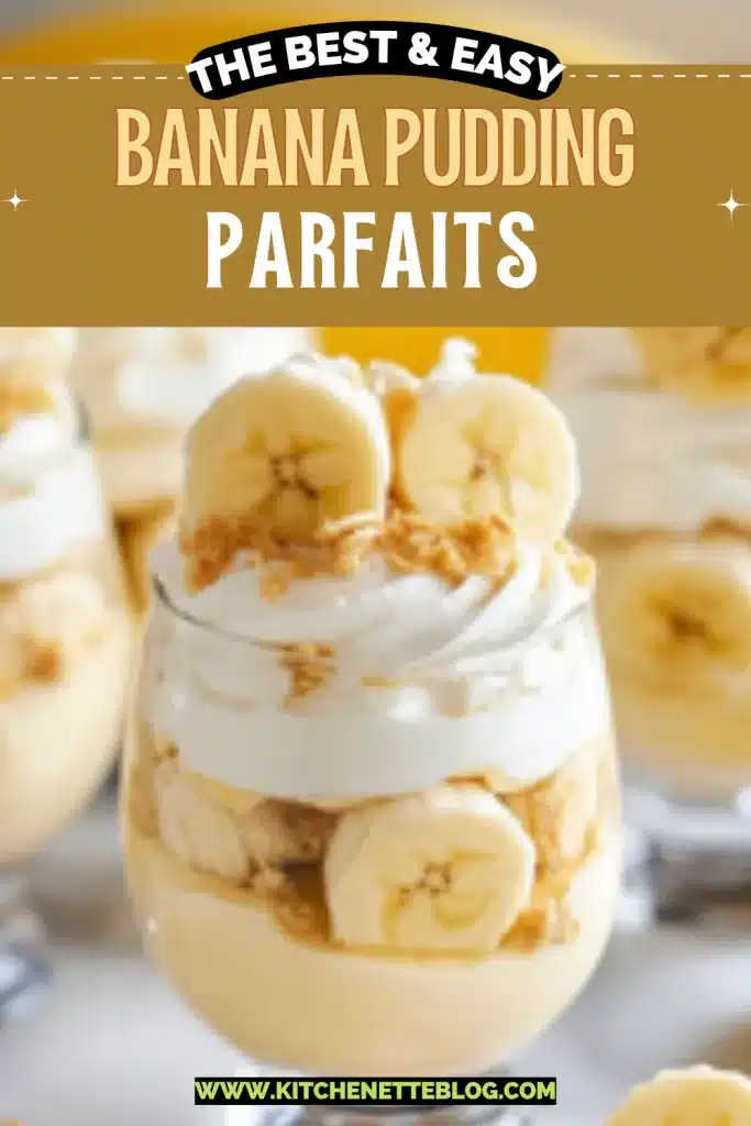 Banana Pudding Parfaits