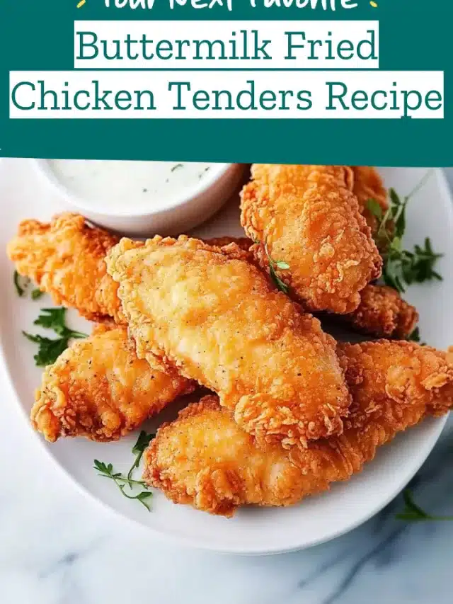 Buttermilk Fried Chicken Tenders Recipe