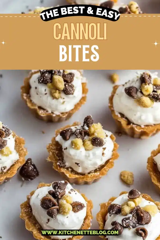 Cannoli Bites