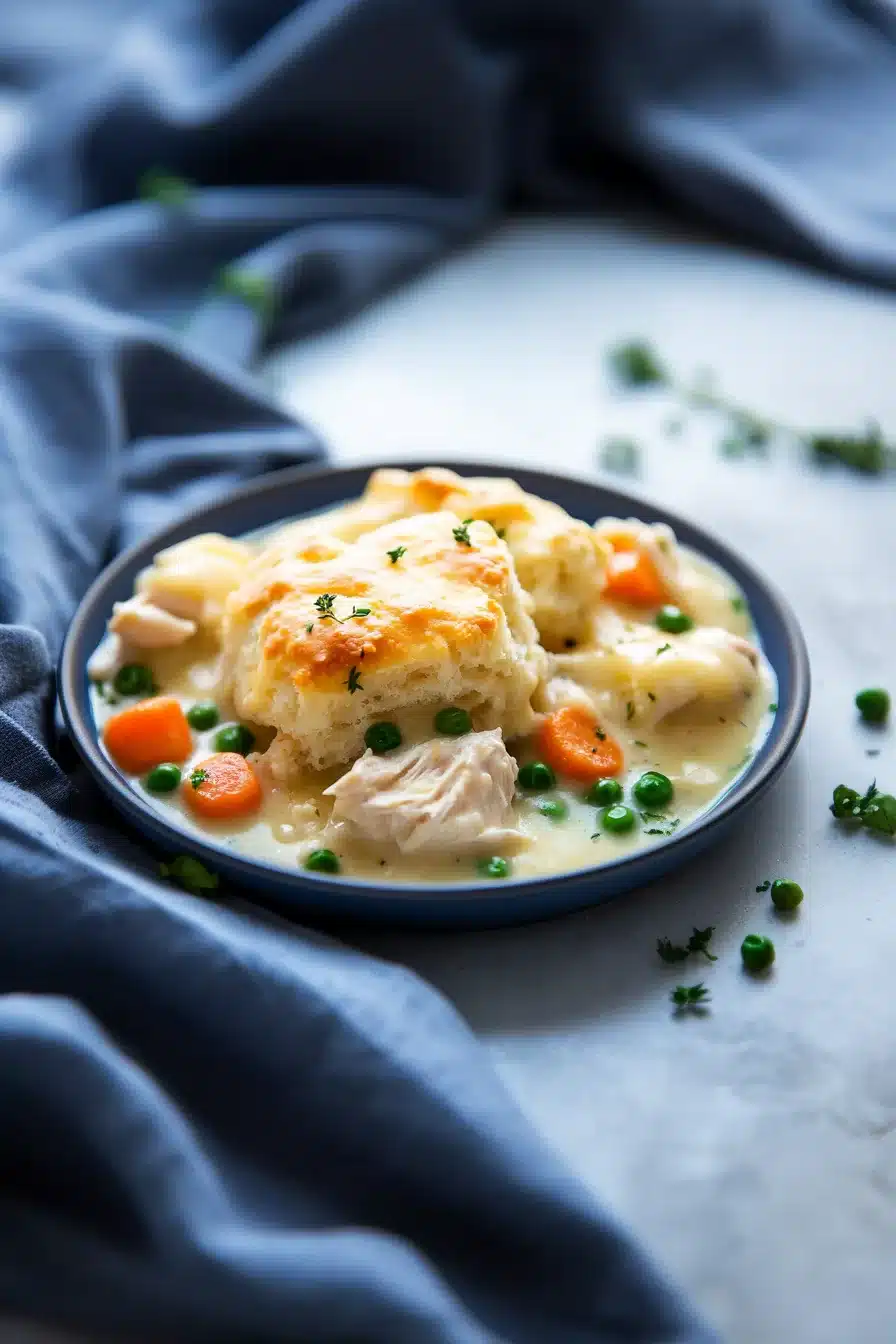 Cheddar Bay Biscuit Chicken Cobbler