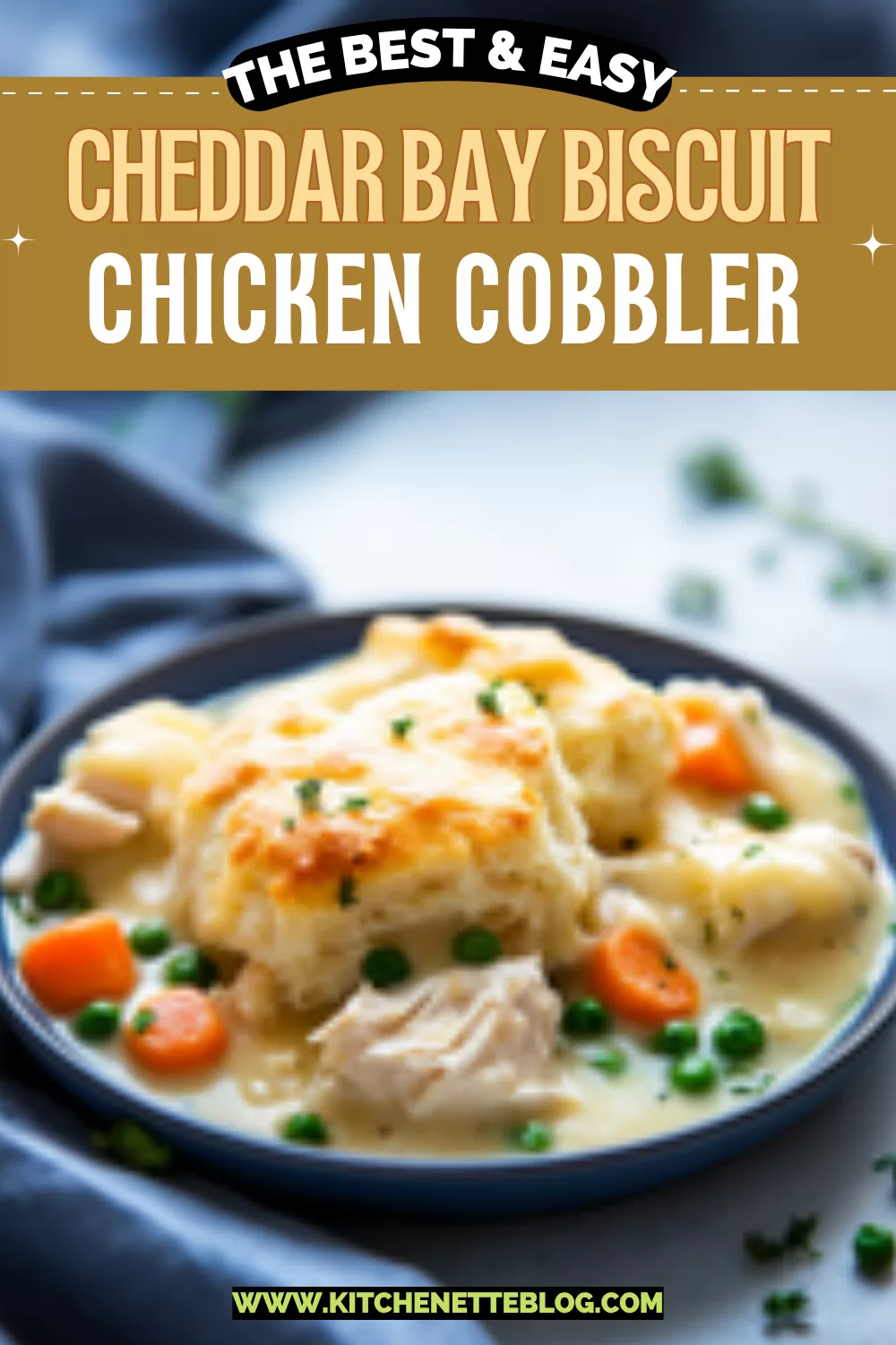 Cheddar Bay Biscuit Chicken Cobbler