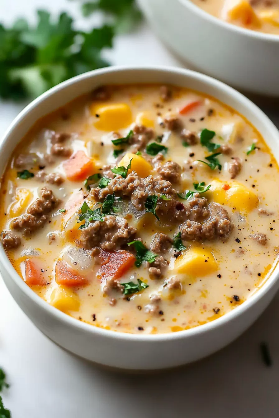 Cheeseburger Soup