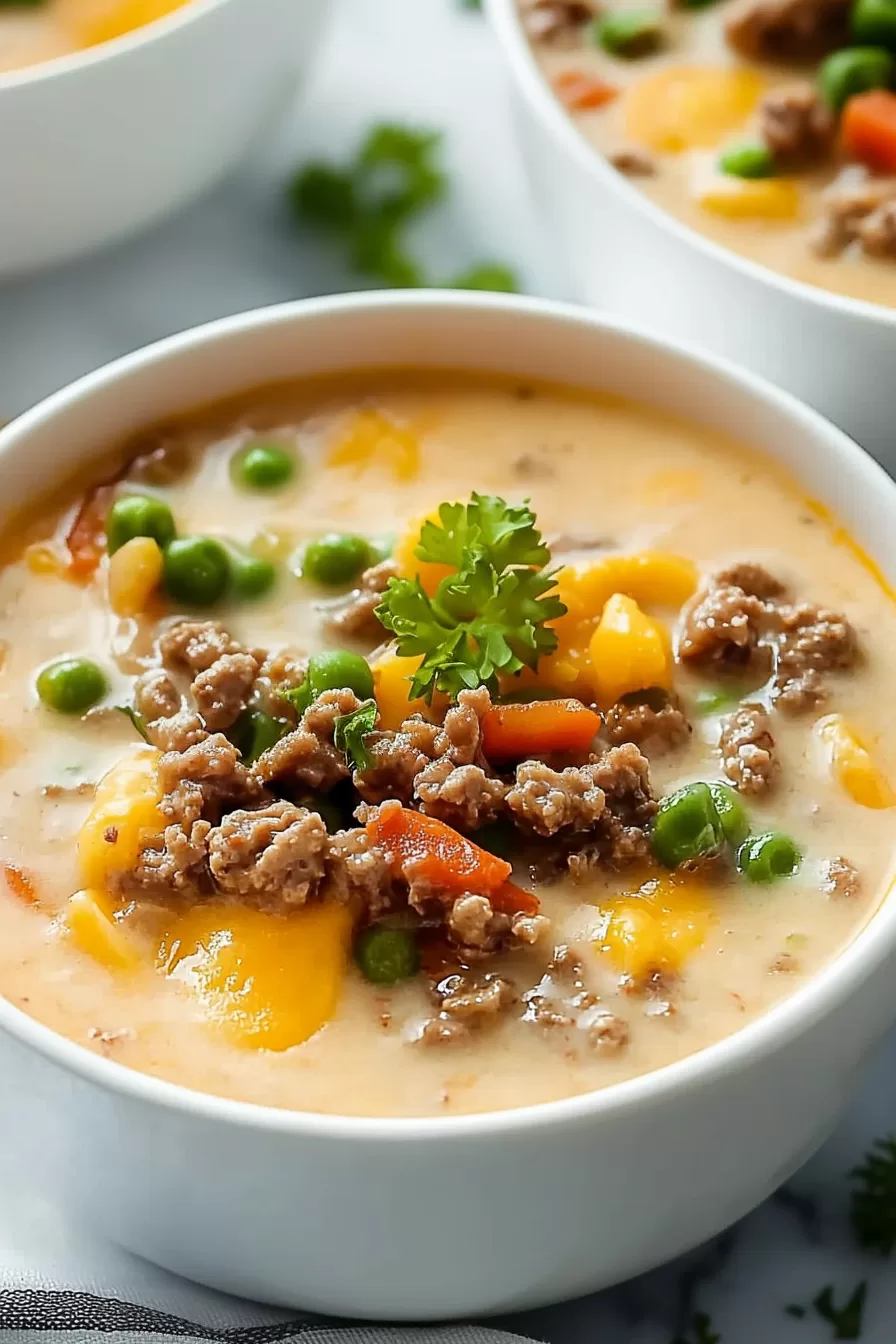 Cheeseburger Soup