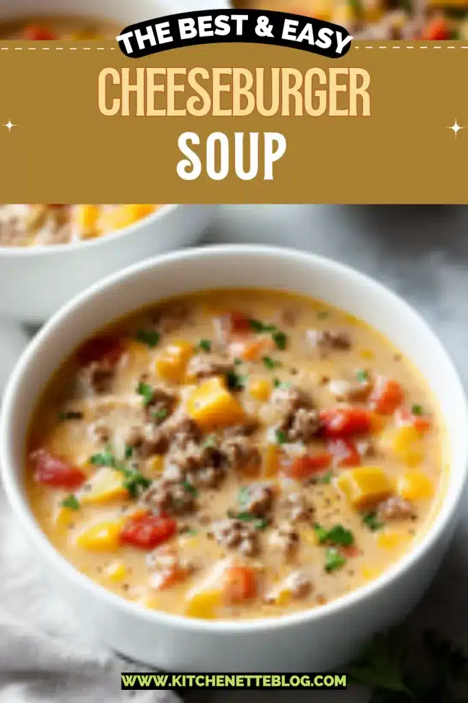 Cheeseburger Soup